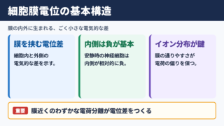 細胞膜電位の意味と基本構造