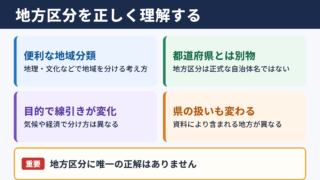 地方区分の基本